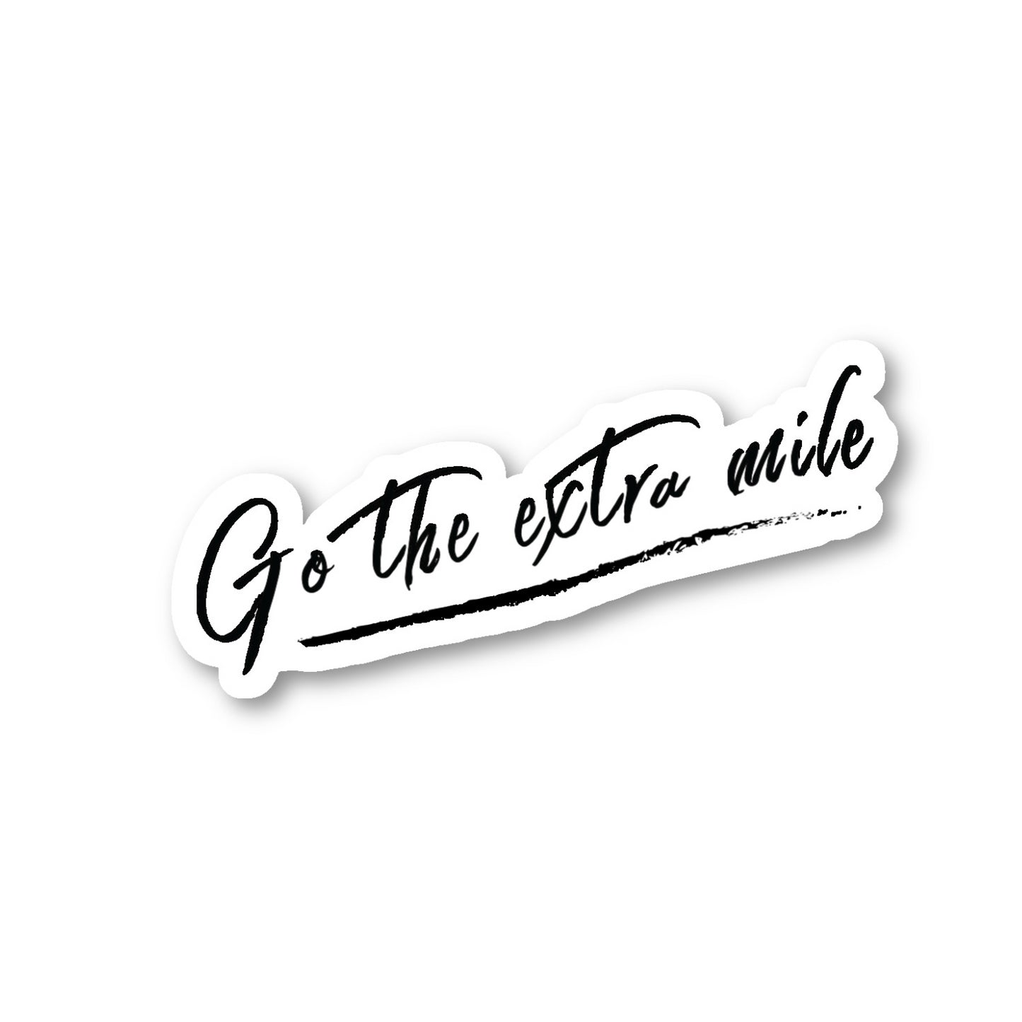 Go The Extra Mile Vinyl Sticker