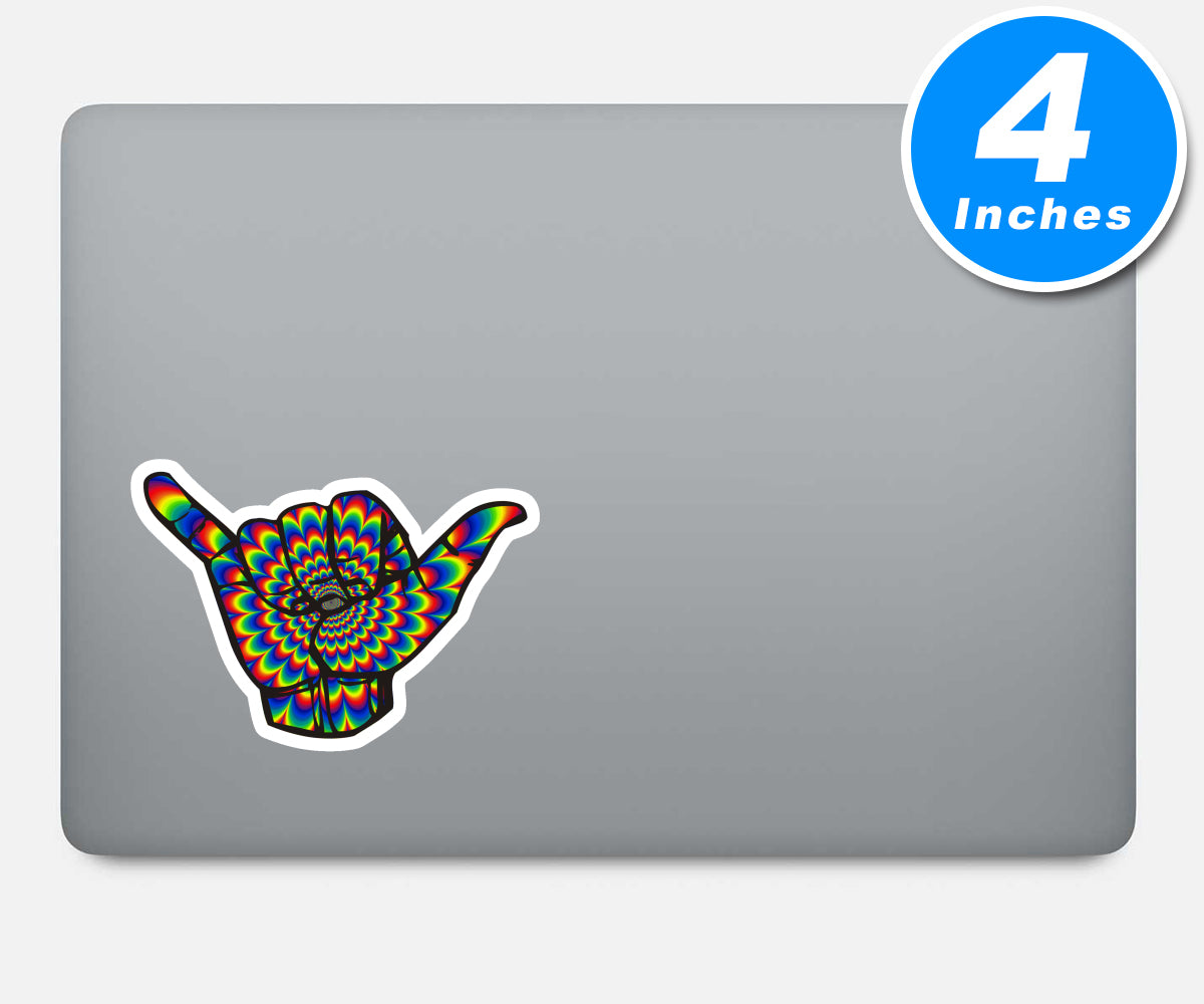 Psychedelic Groovy Vinyl Stickers