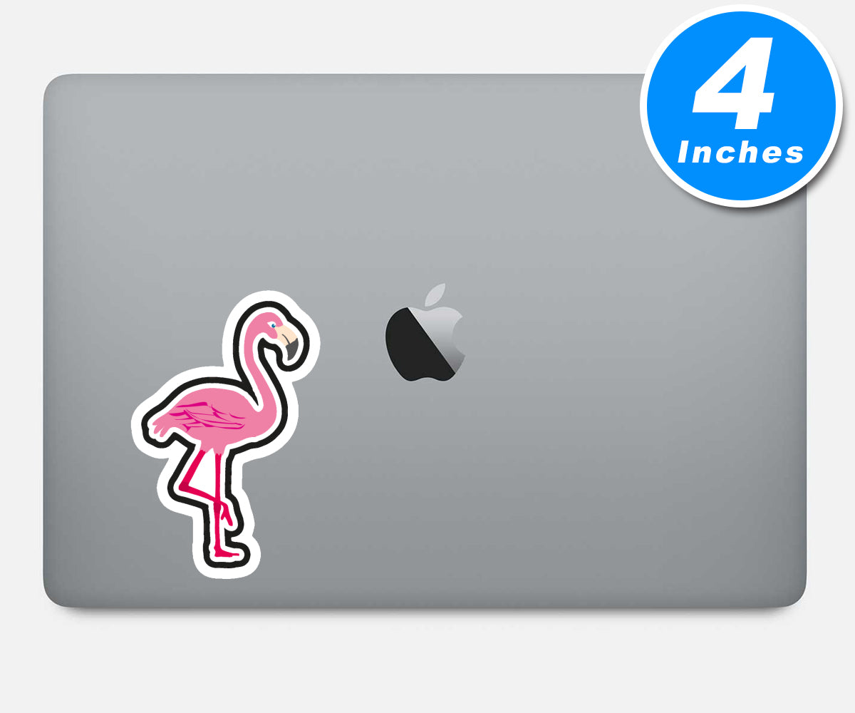 Pink Flamingo Vinyl Stickers