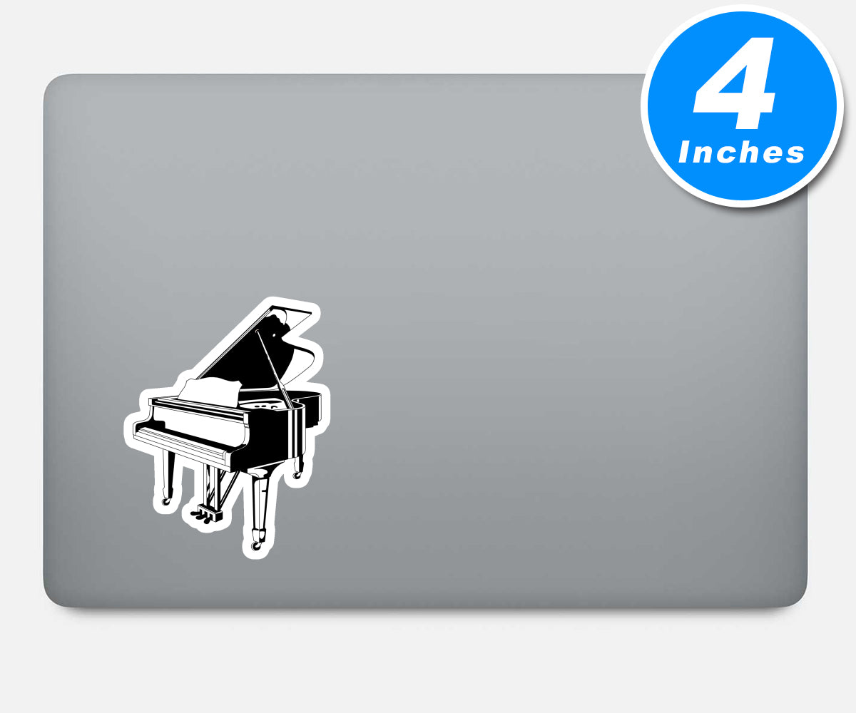 Music Lovers Grand Piano Vinyl Stickers