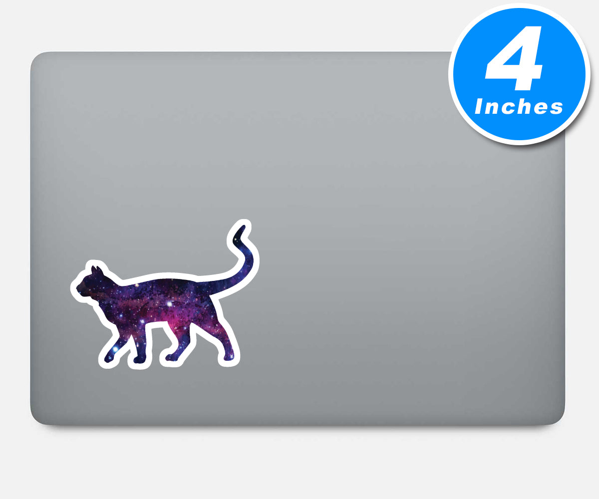 Cat Walking Vinyl Stickers