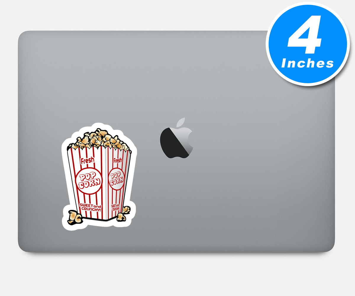 Popcorn Vinyl Stickers