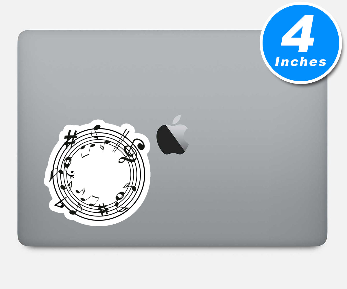 Musical Notes Vinyl Stickers
