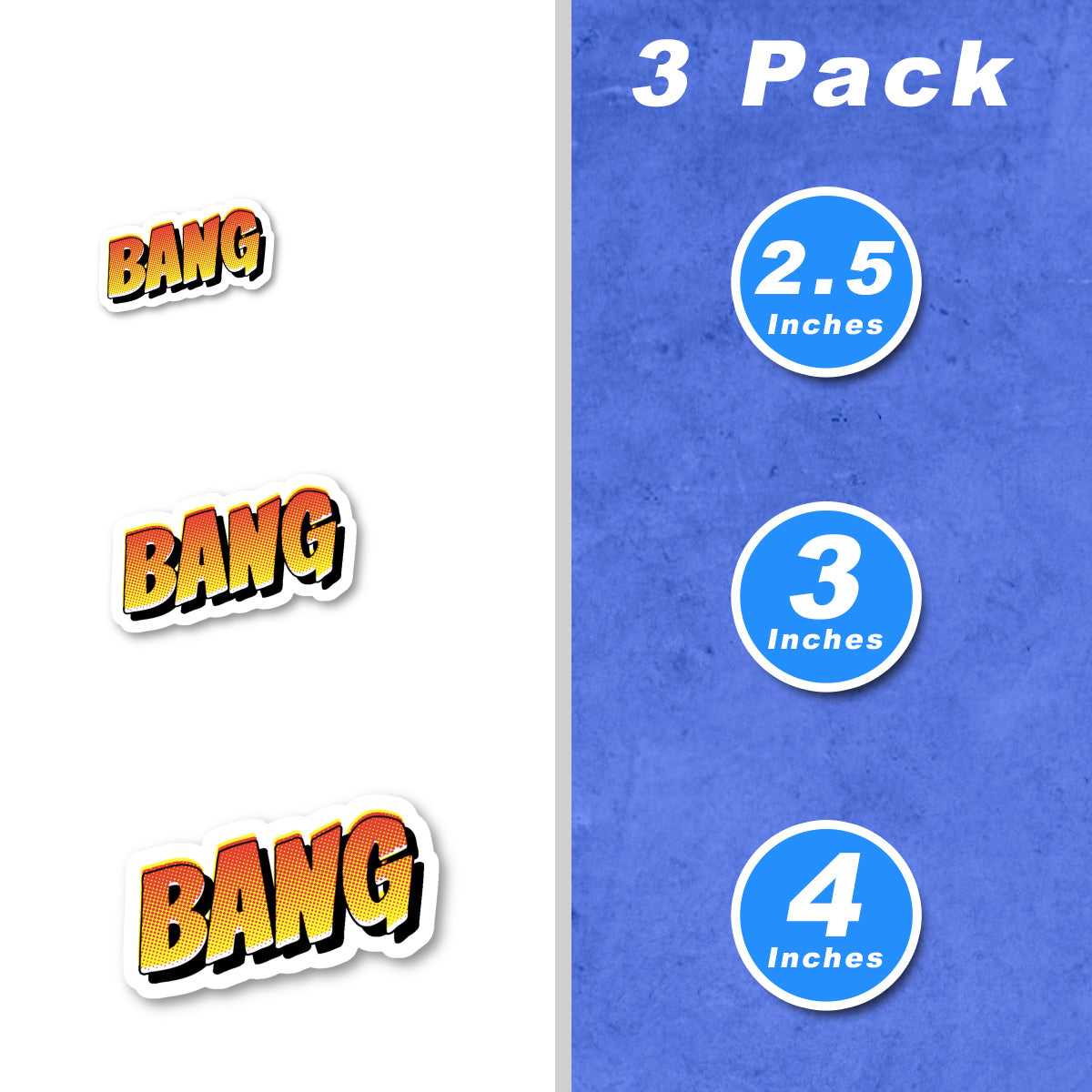 Bang Vinyl Stickers