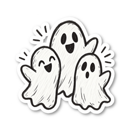 Ghosts Vinyl Sticker