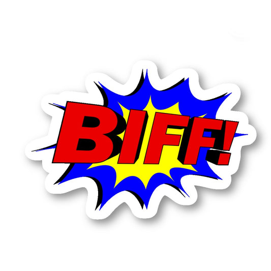 Biff Vinyl Sticker
