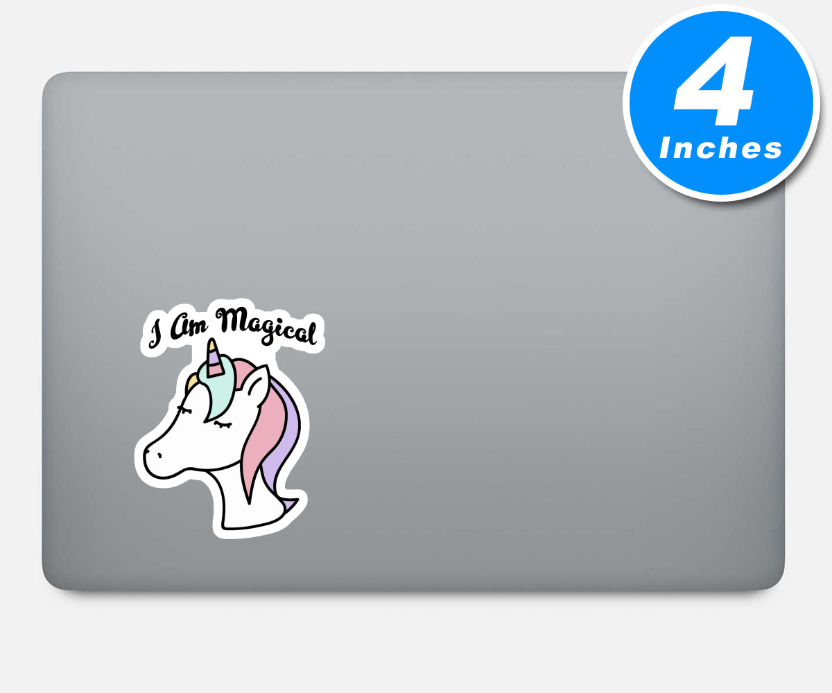 I Am Magical Unicorn Vinyl Stickers