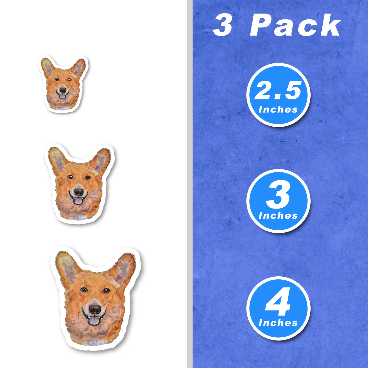 Corgi Vinyl Stickers
