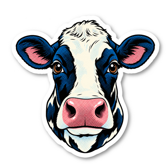 Cow Stickers Vinyl Sticker