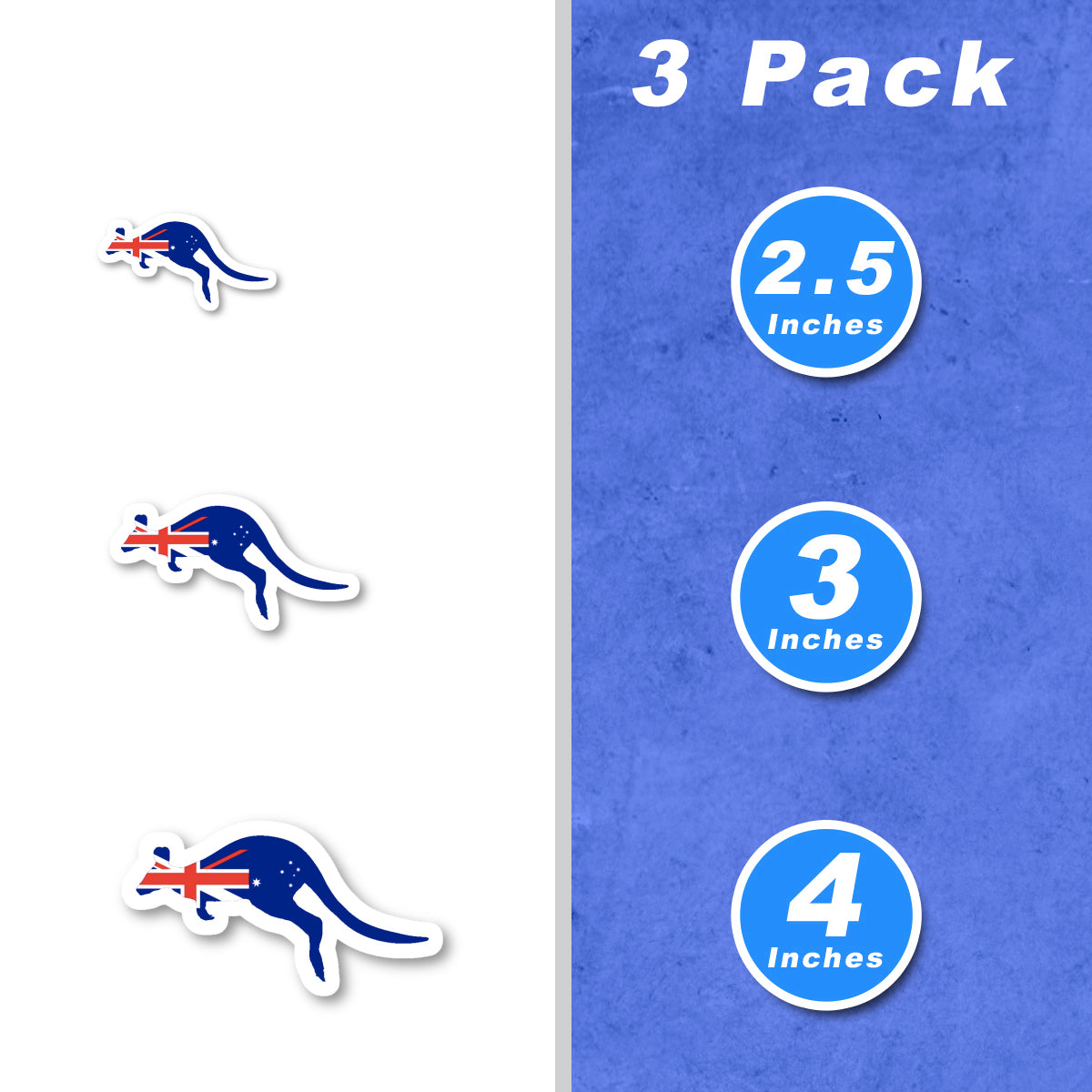 Kangaroo Australian Vinyl Stickers