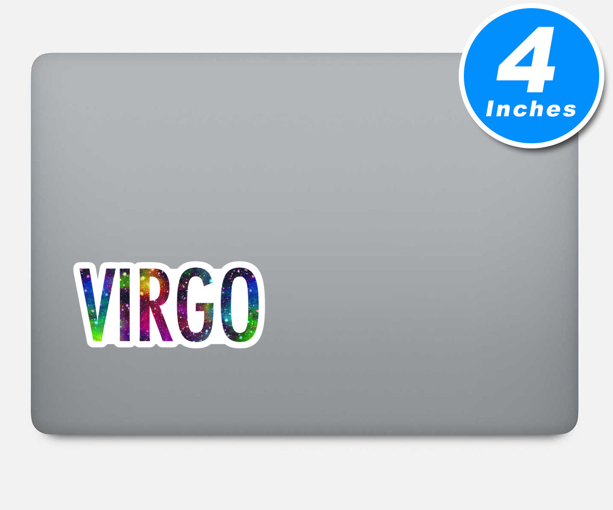 Virgo Astrology Sign Vinyl Stickers
