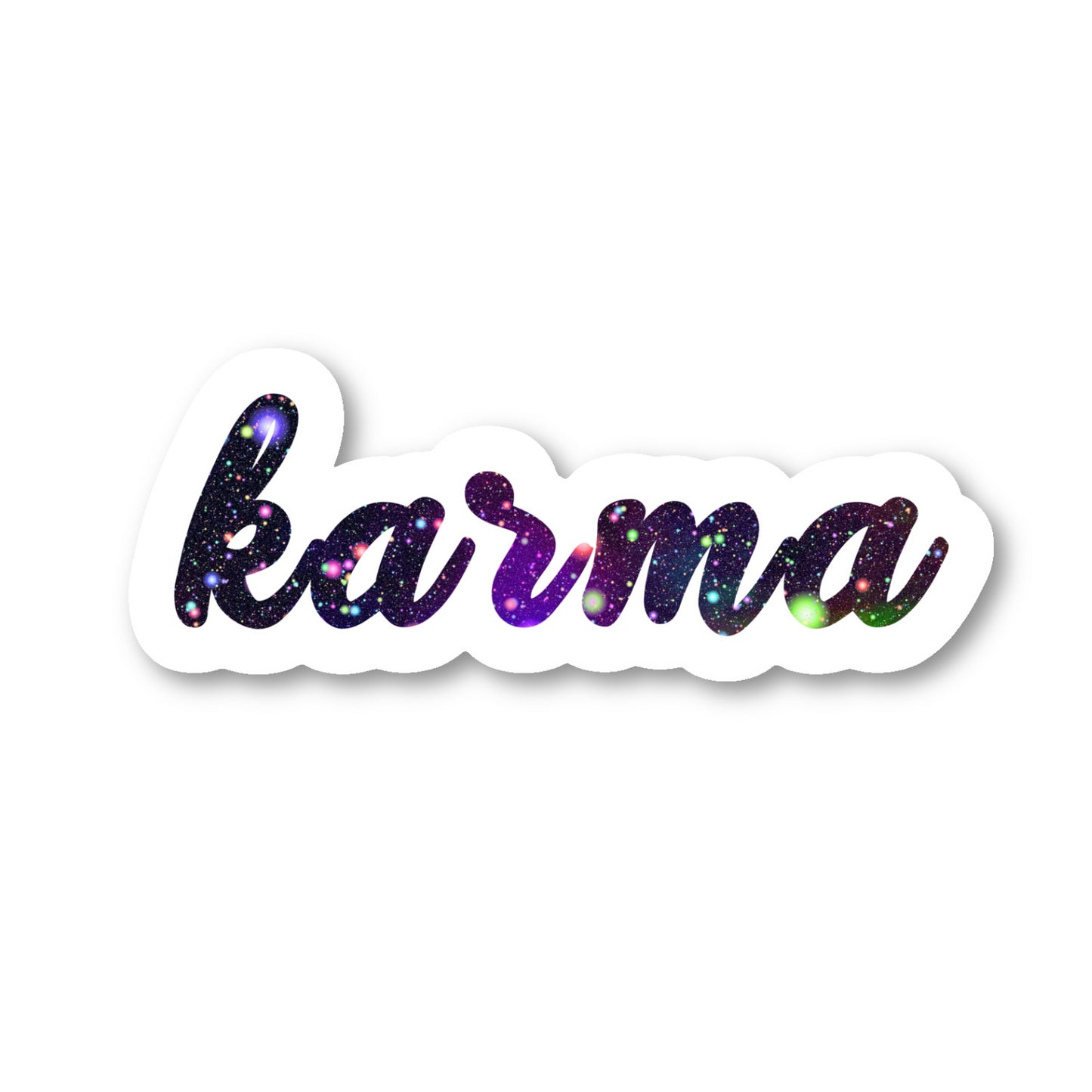 Karma Vinyl Sticker