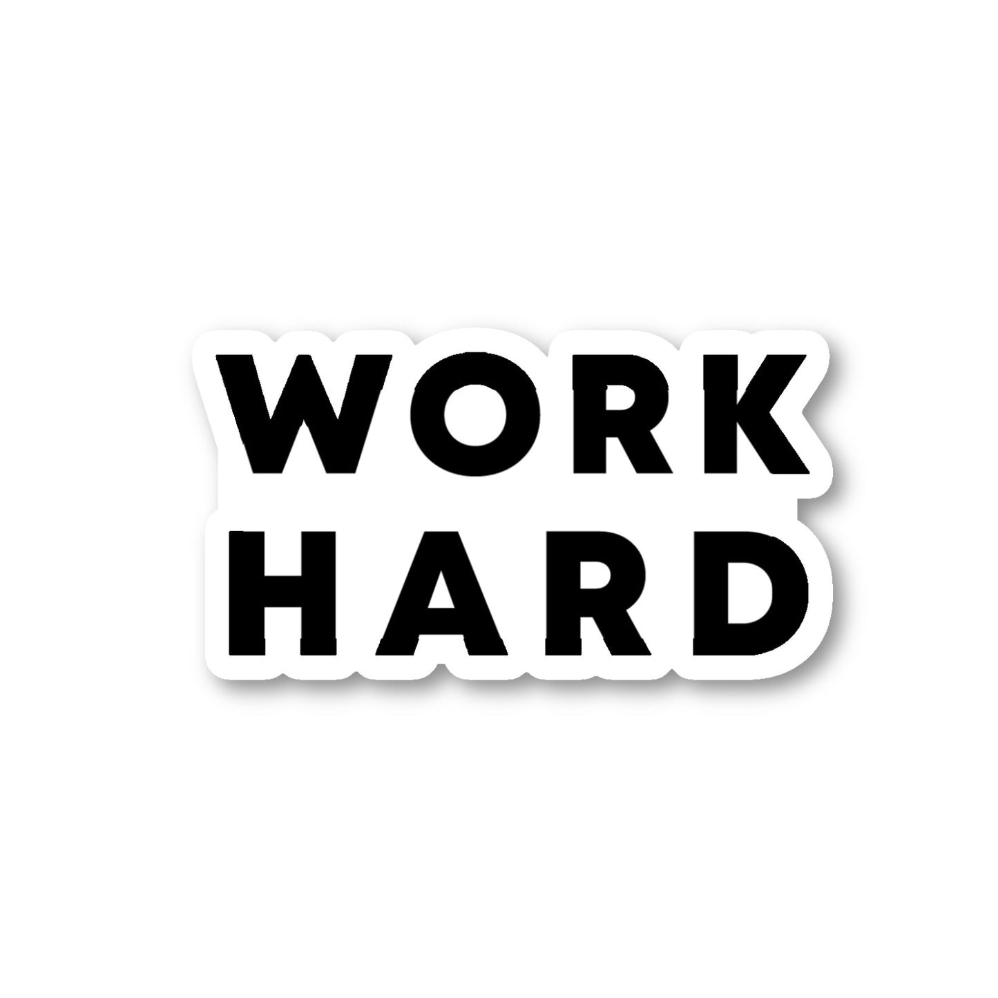 Work Hard Vinyl Sticker