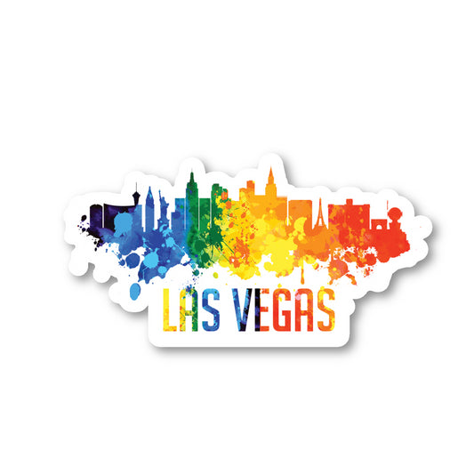 Las Vegas City Skyline Vinyl Sticker