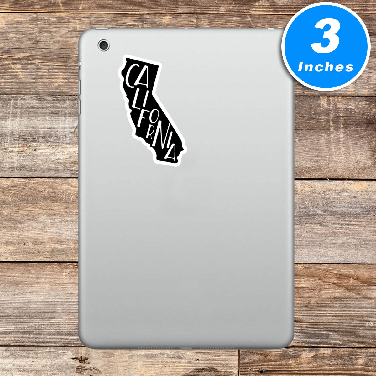 California State Outline California Vibes Vinyl Stickers