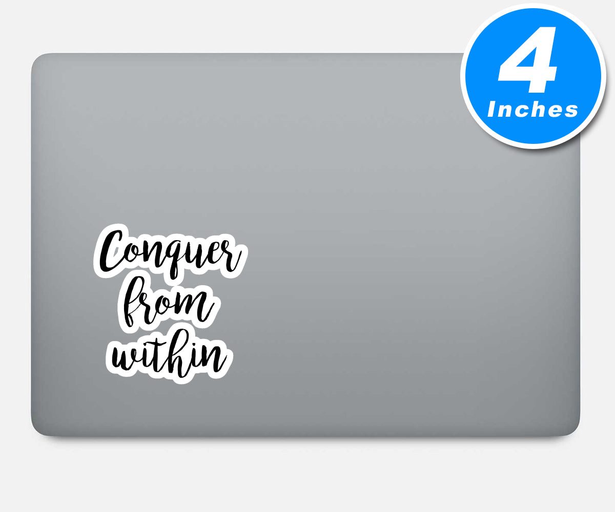 Conquer Vinyl Stickers