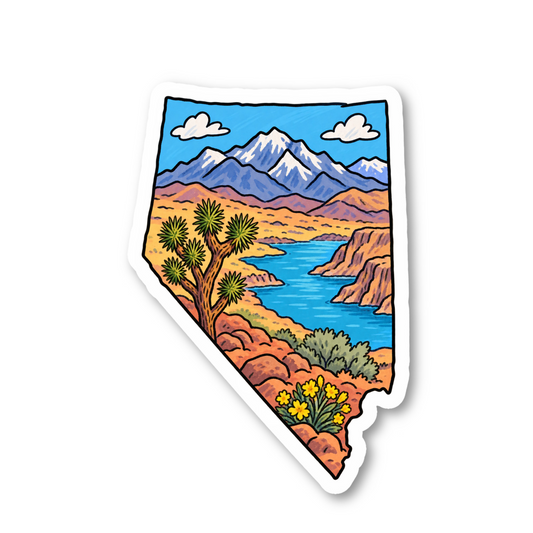 Nevada Vinyl Sticker