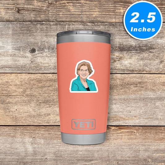 Elizabeth Warren Vinyl Stickers