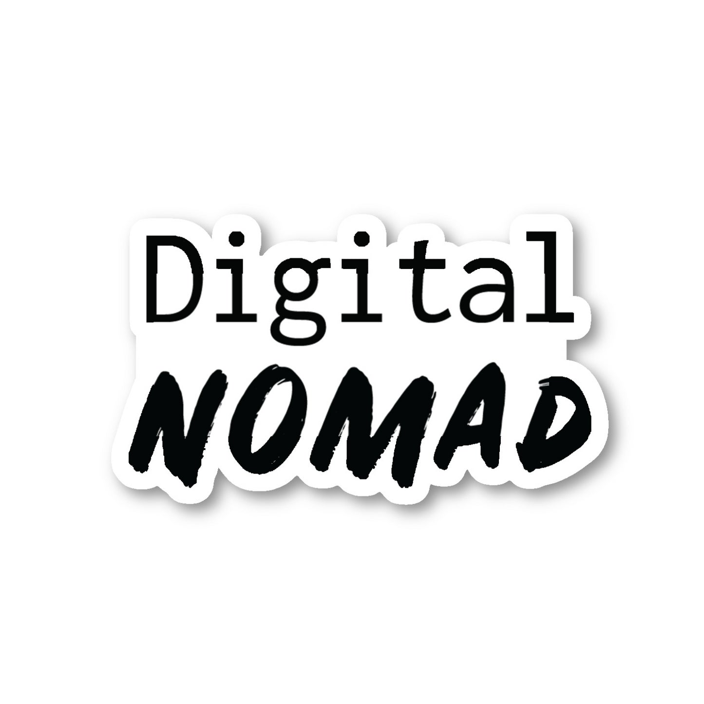 Digital Nomad Vinyl Sticker