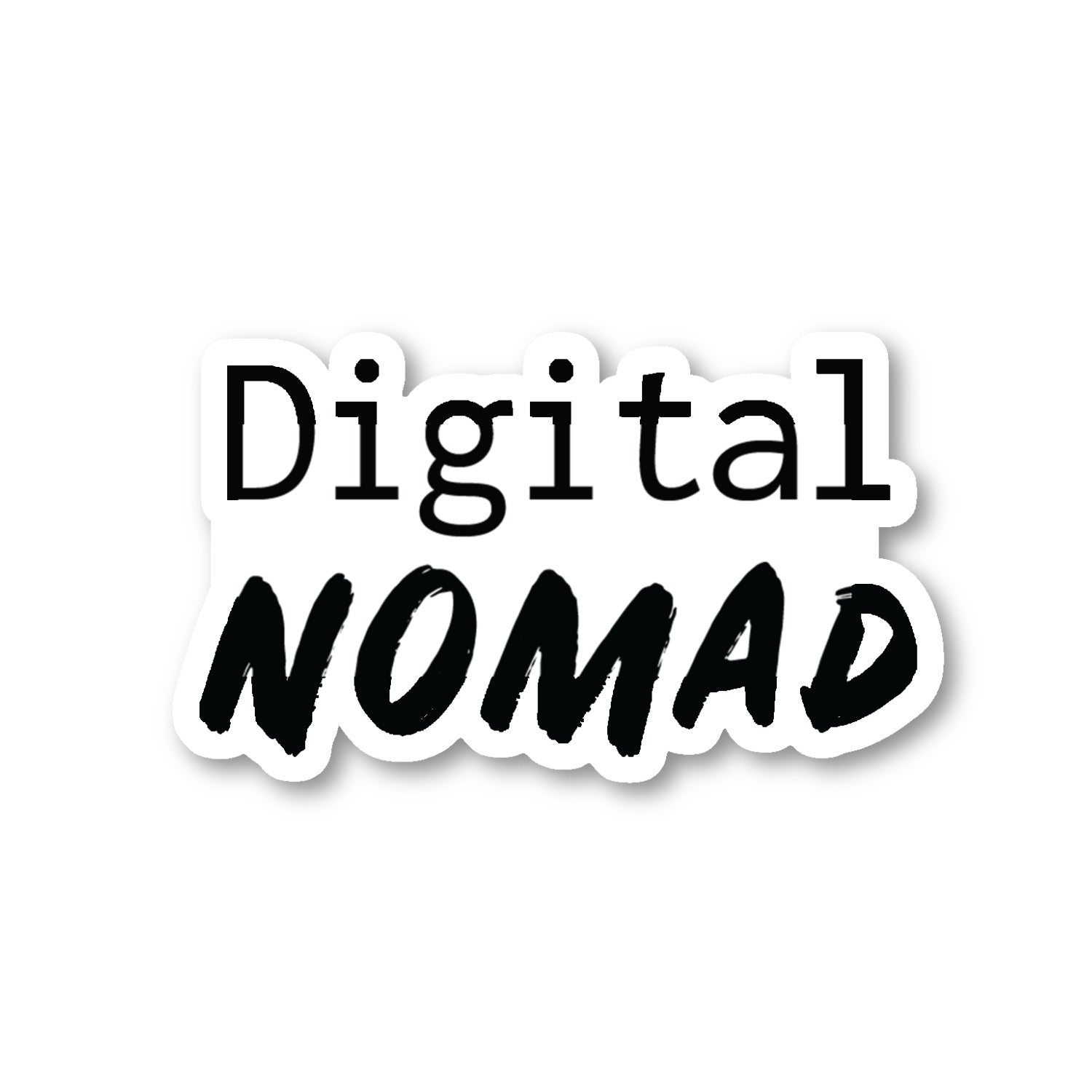 Digital Nomad Vinyl Sticker