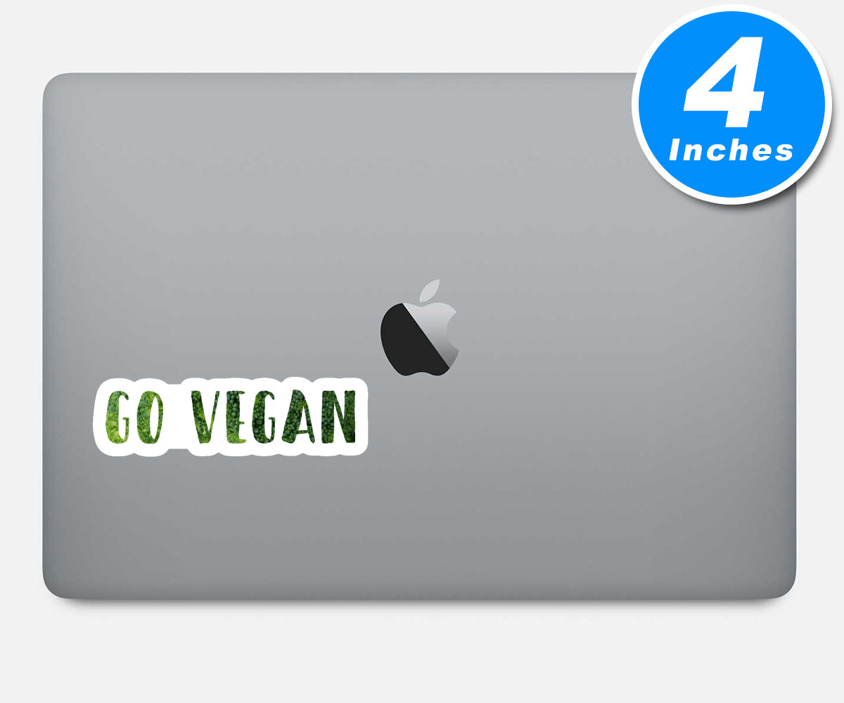Go Vegan Vinyl Stickers