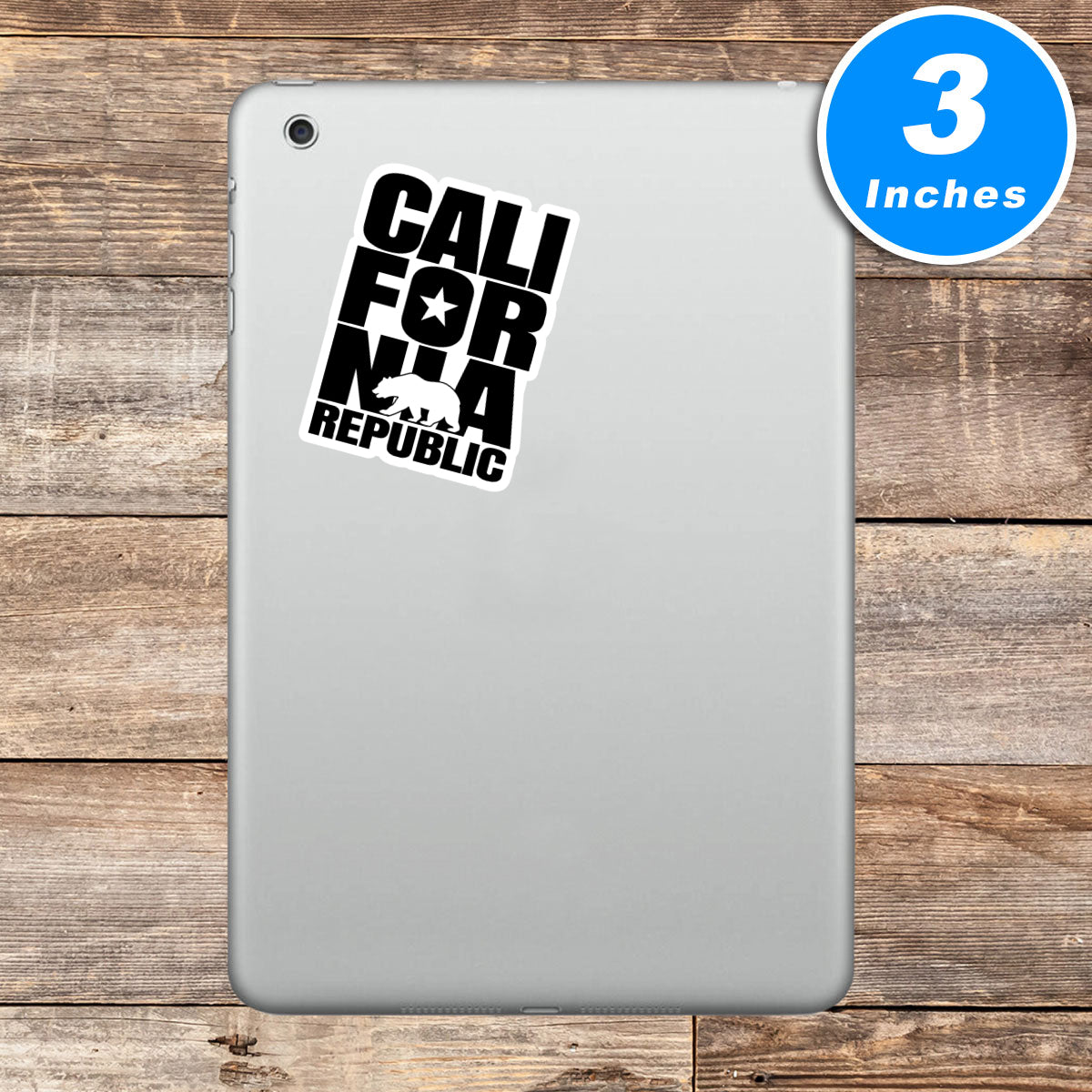 California Republic Bear Vinyl Stickers
