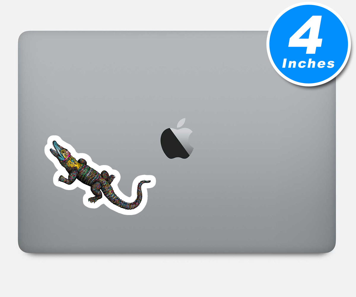 Alligator Colorful Vinyl Stickers