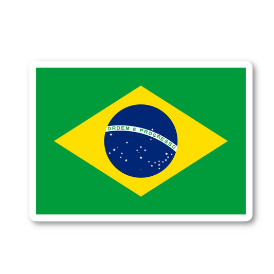 Brazil Brazillian Vinyl Sticker
