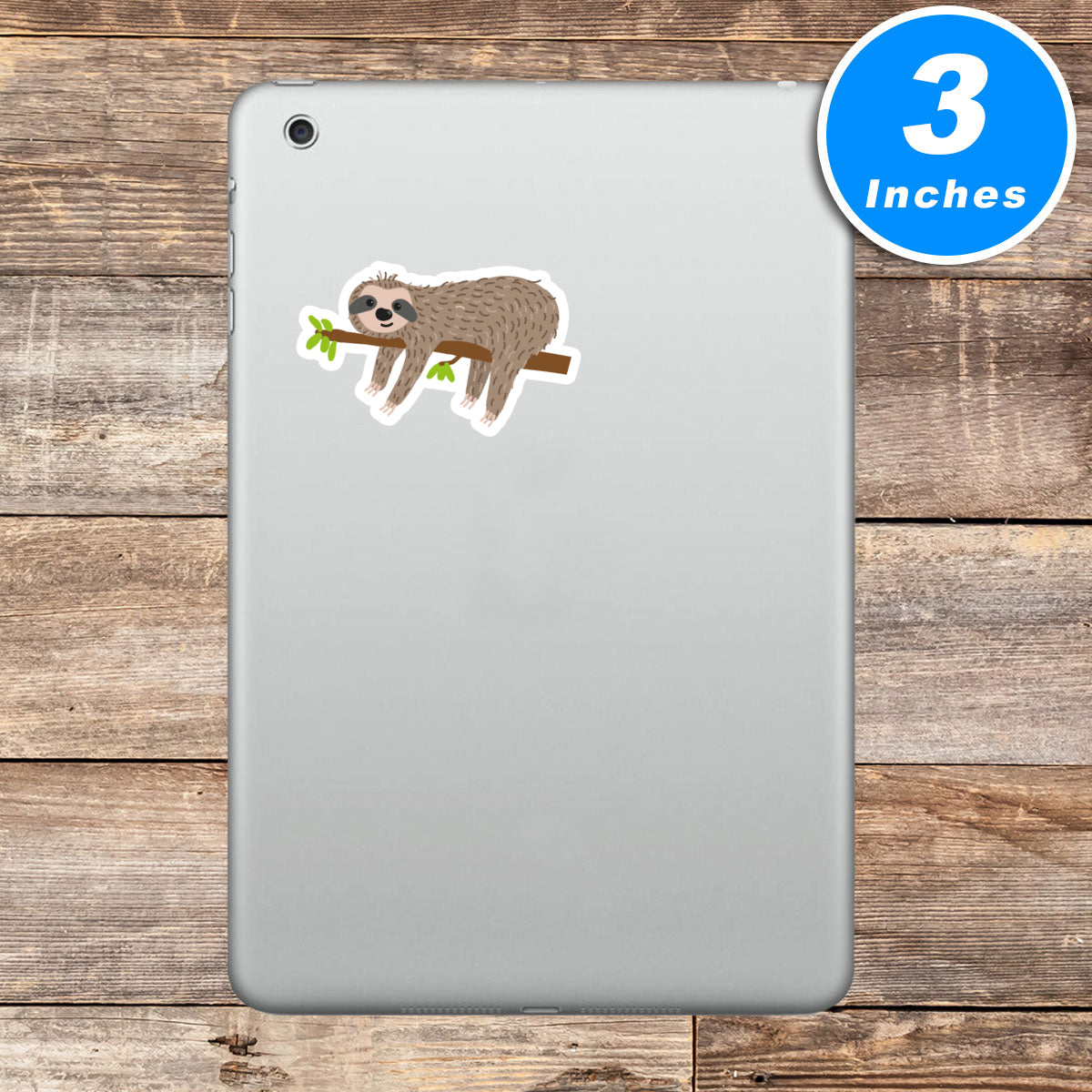 Lazy Sloth On A Tree Vinyl Stickers
