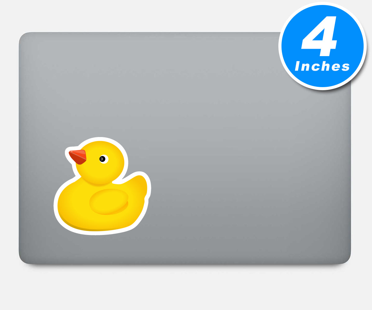 Rubber Ducky Yellow Ducky Vinyl Stickers