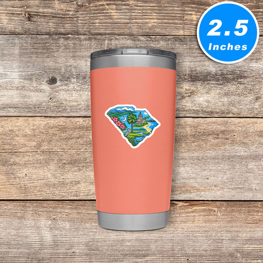 South Carolina Vinyl Stickers