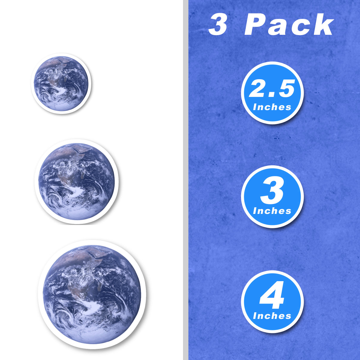 Earth Vinyl Stickers