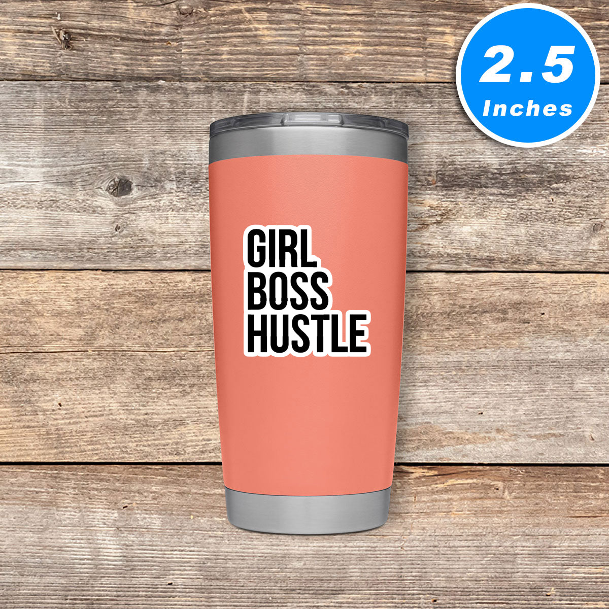 Girl Boss Hustle Vinyl Stickers