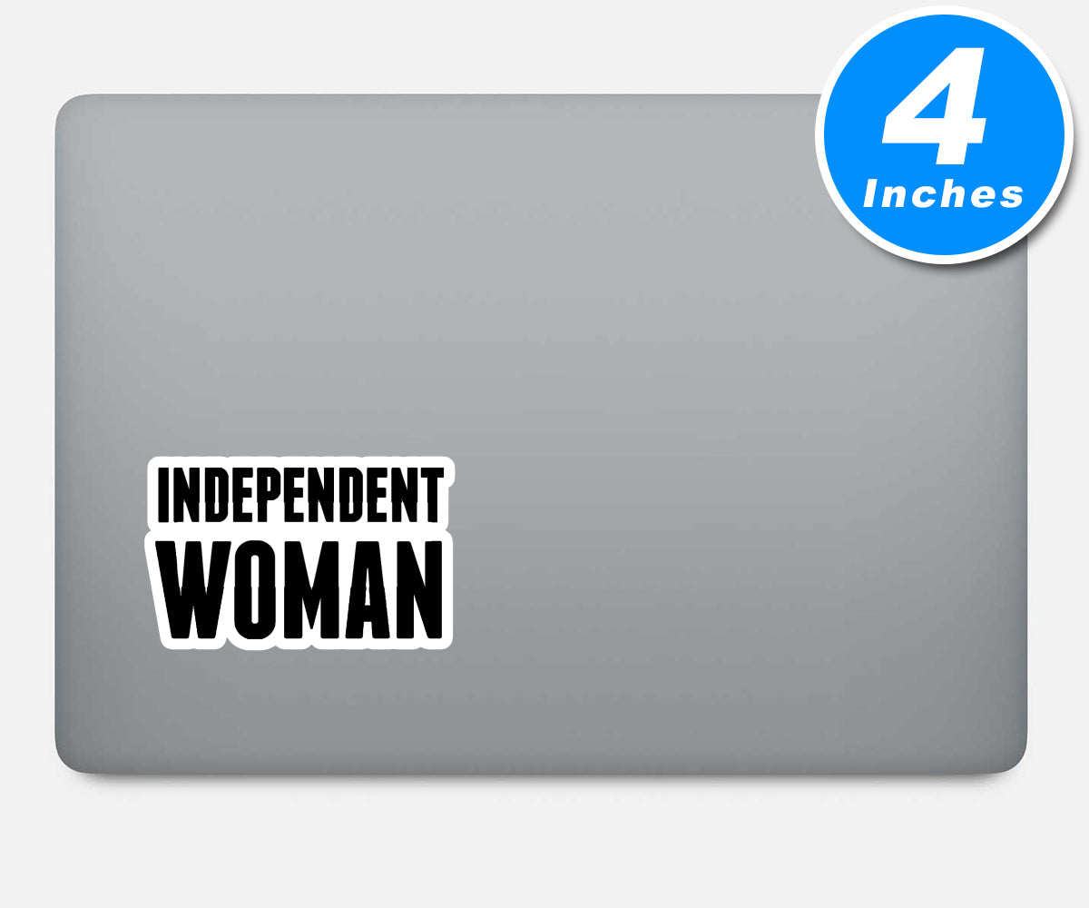 Independent Woman Vinyl Stickers