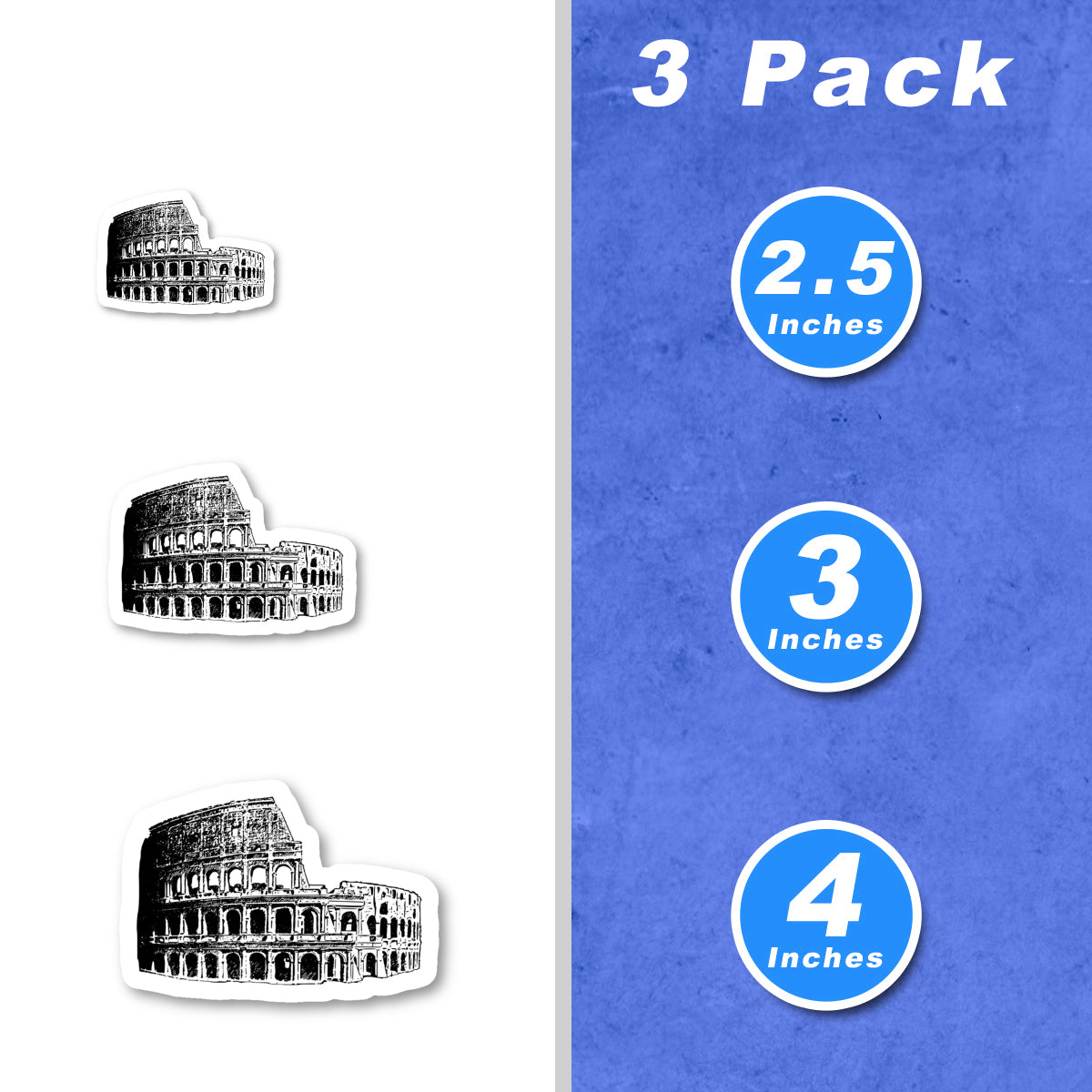 Rome Colosseum Vinyl Stickers