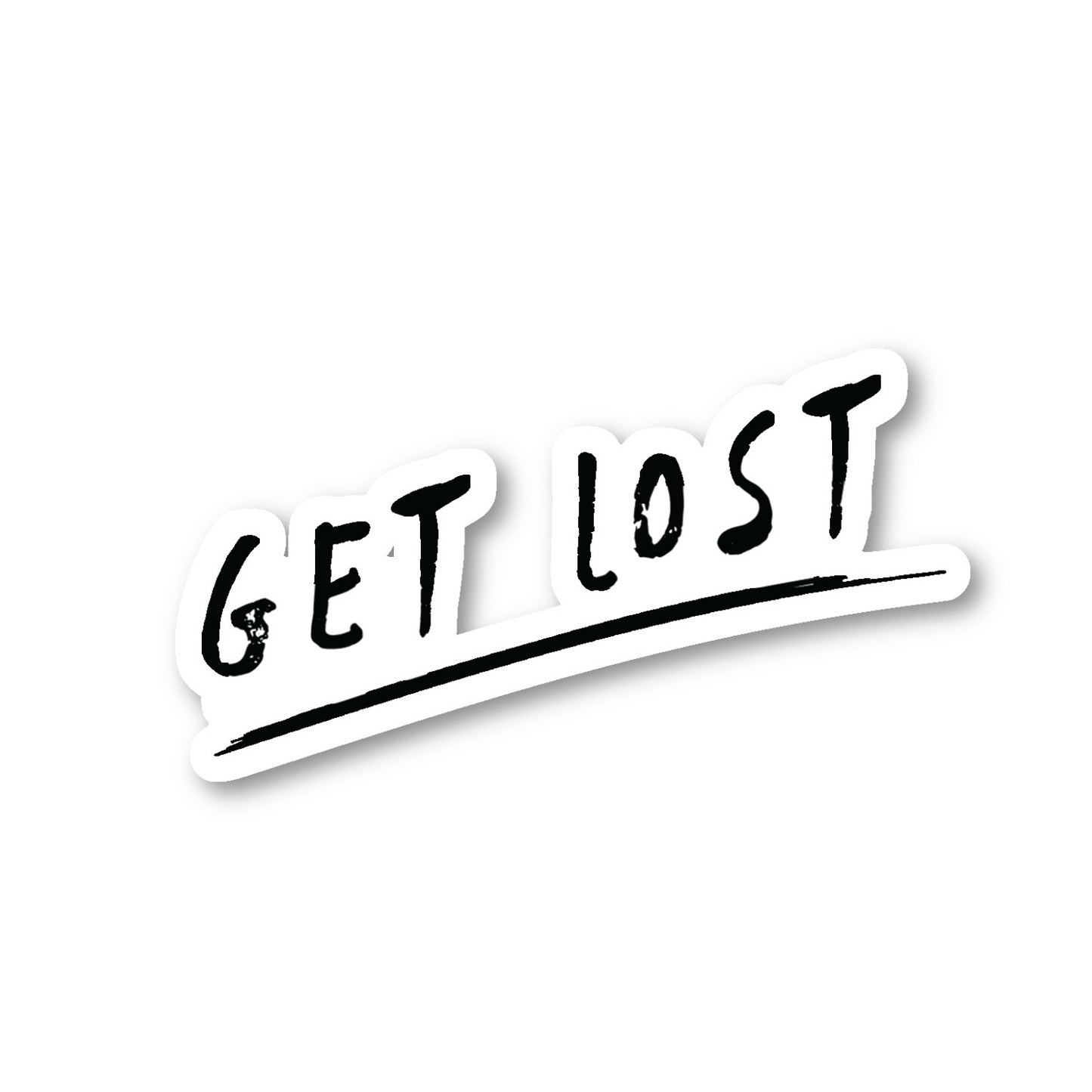 Get Lost Vinyl Sticker