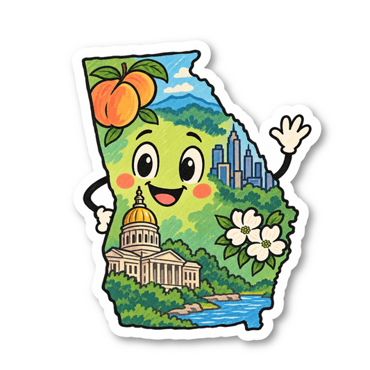 Georgia Vinyl Sticker