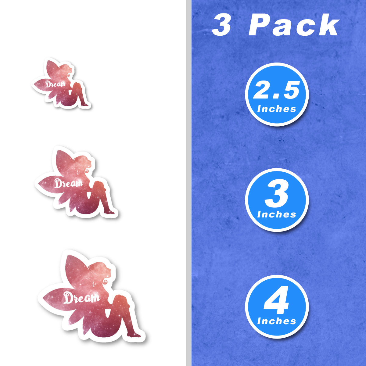 Dream Space Ballarina Vinyl Stickers