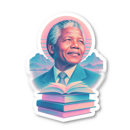 Nelson Mandela Education Is The Most Vinyl Sticker