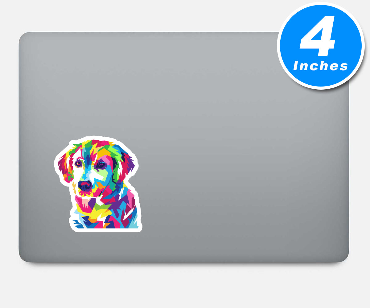 Colorful Dog Vinyl Stickers