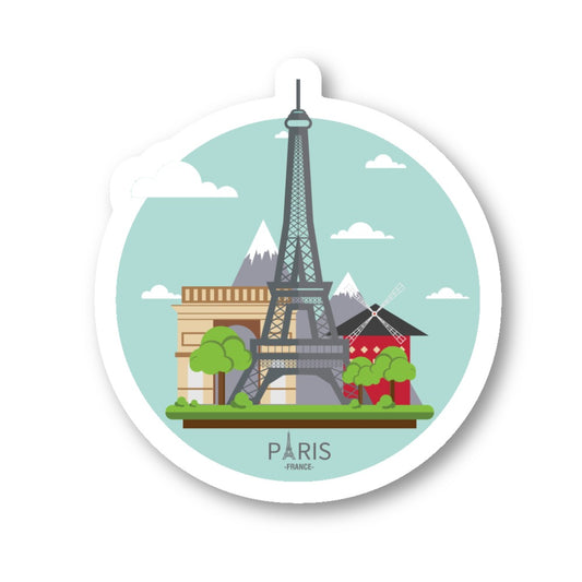 Paris Vinyl Sticker
