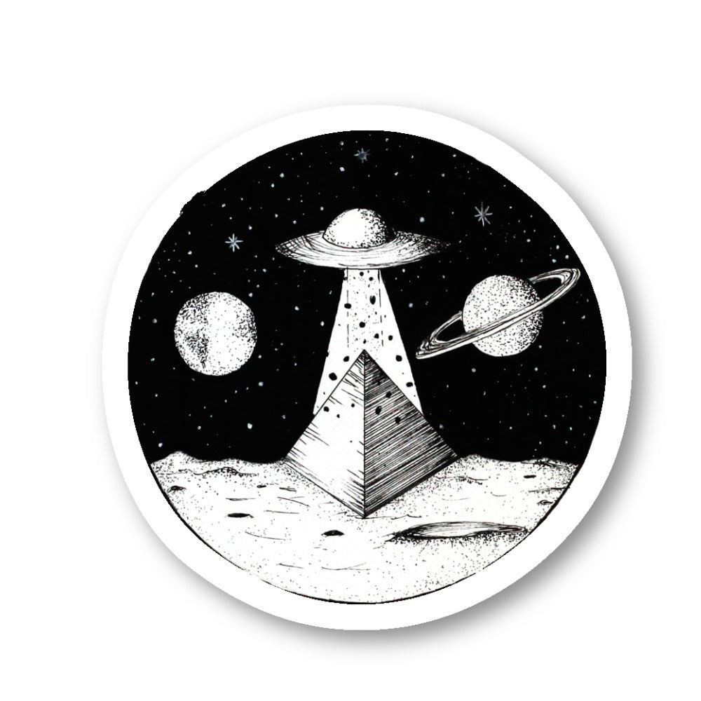 Space Vinyl Sticker