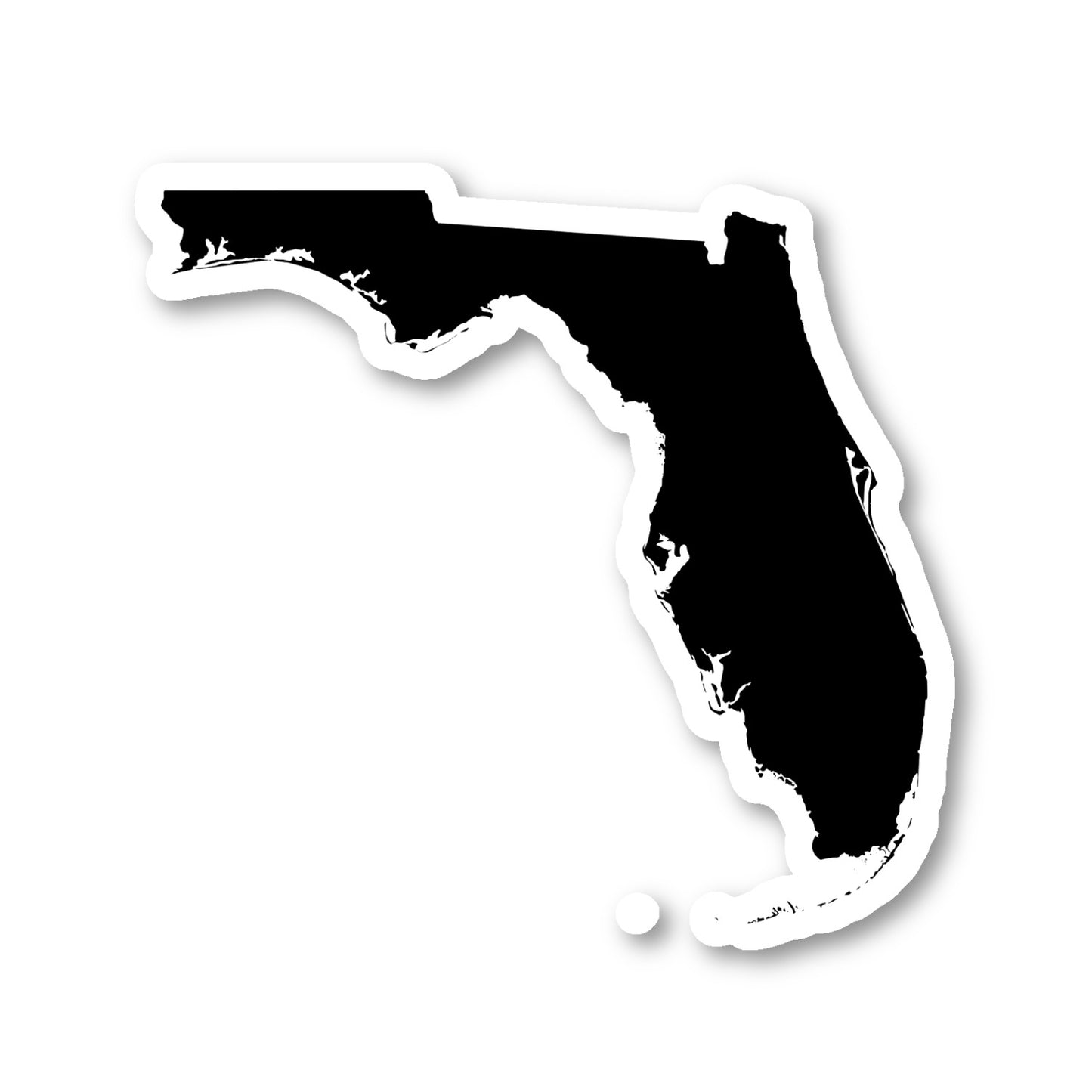 Florida State Outline Vinyl Sticker