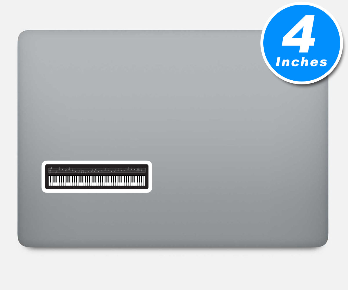 Musical Piano Vinyl Stickers