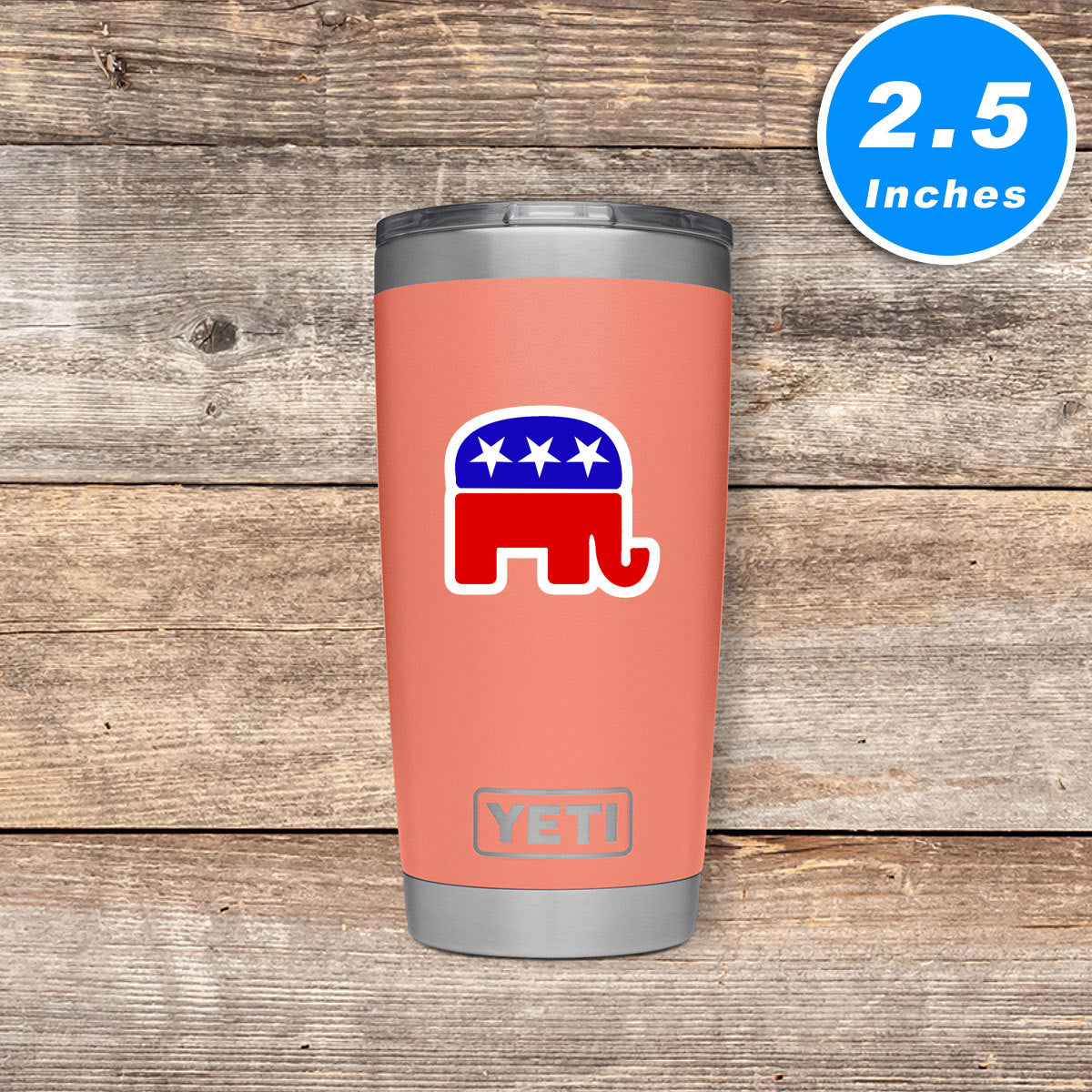 Republican Elephant Vinyl Stickers