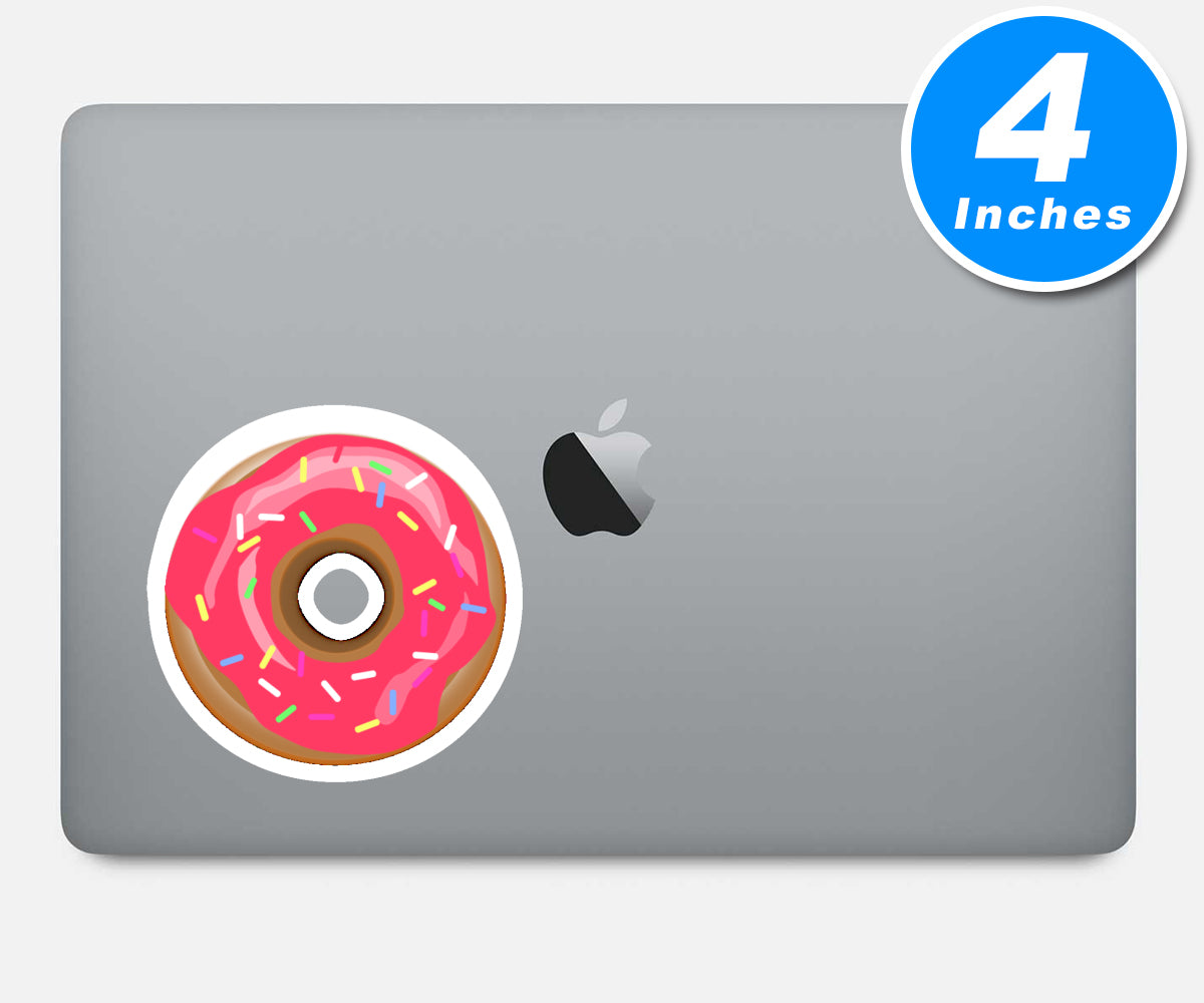 Pink Donut Vinyl Stickers