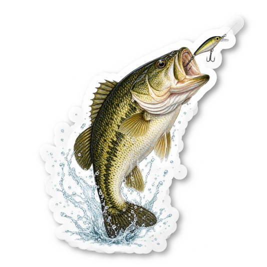 Fishing Vinyl Sticker