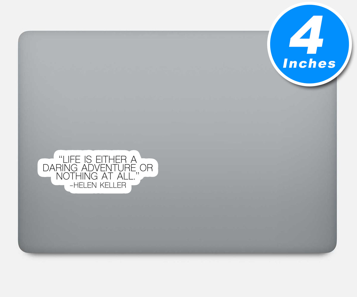 Helen Keller Vinyl Stickers