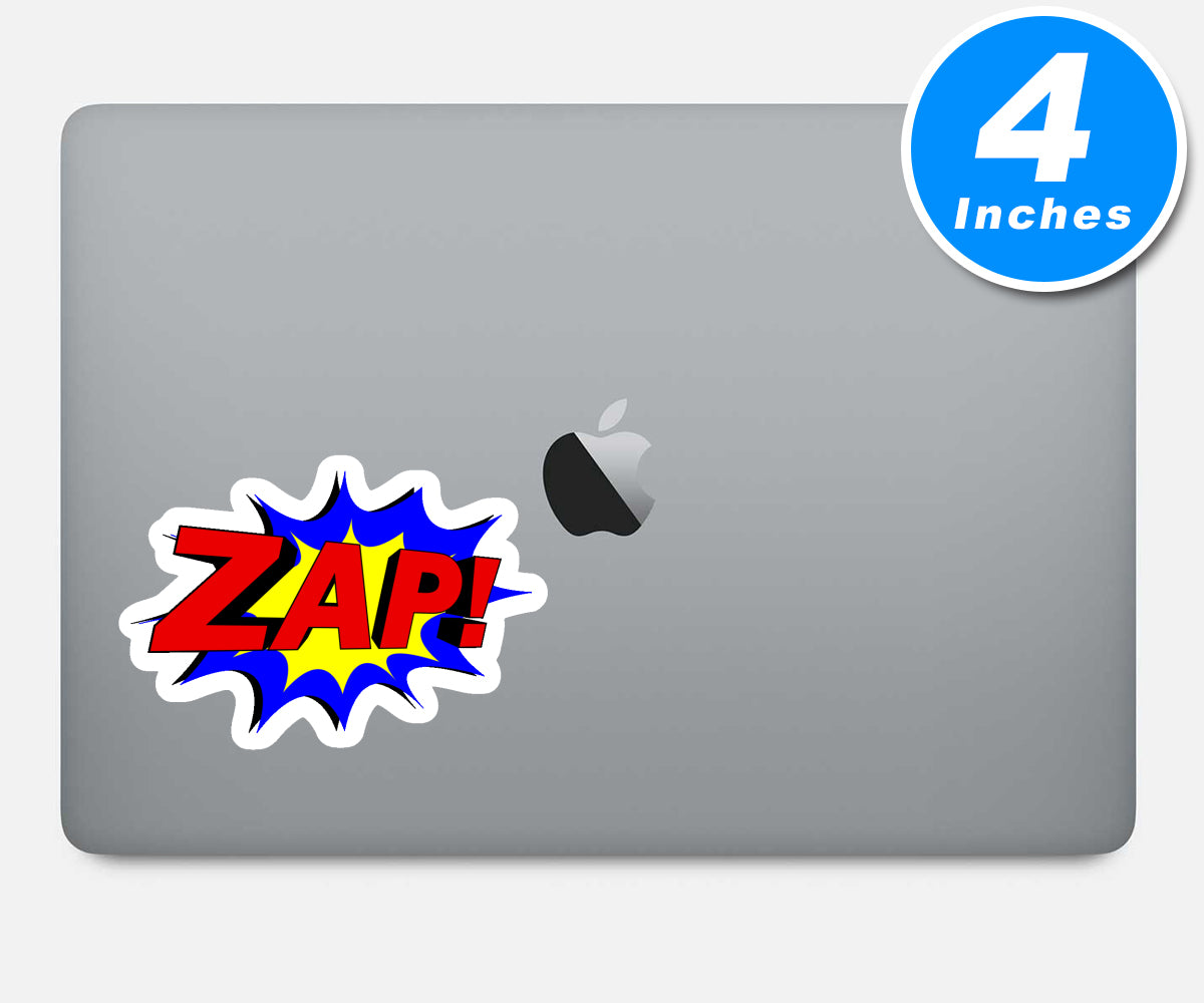 Zap Vinyl Stickers