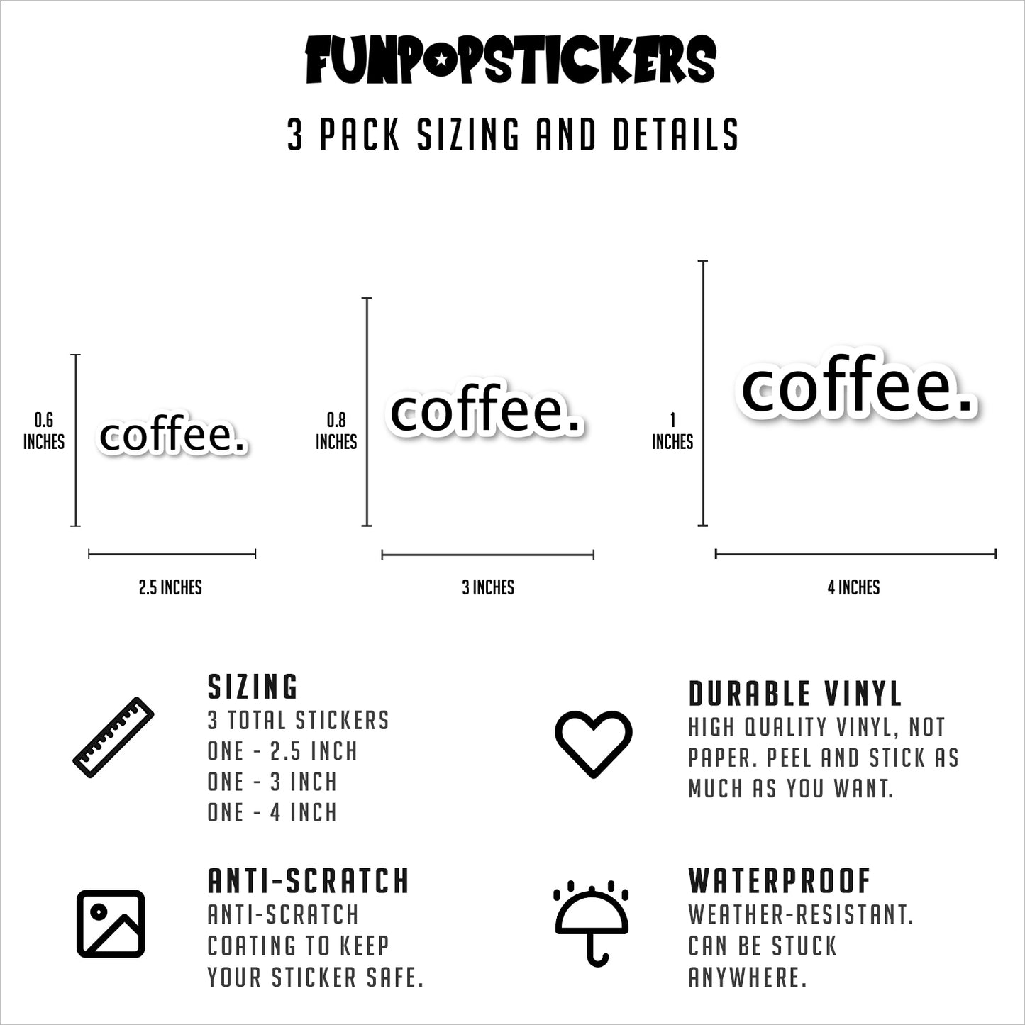 Coffee Vinyl Stickers